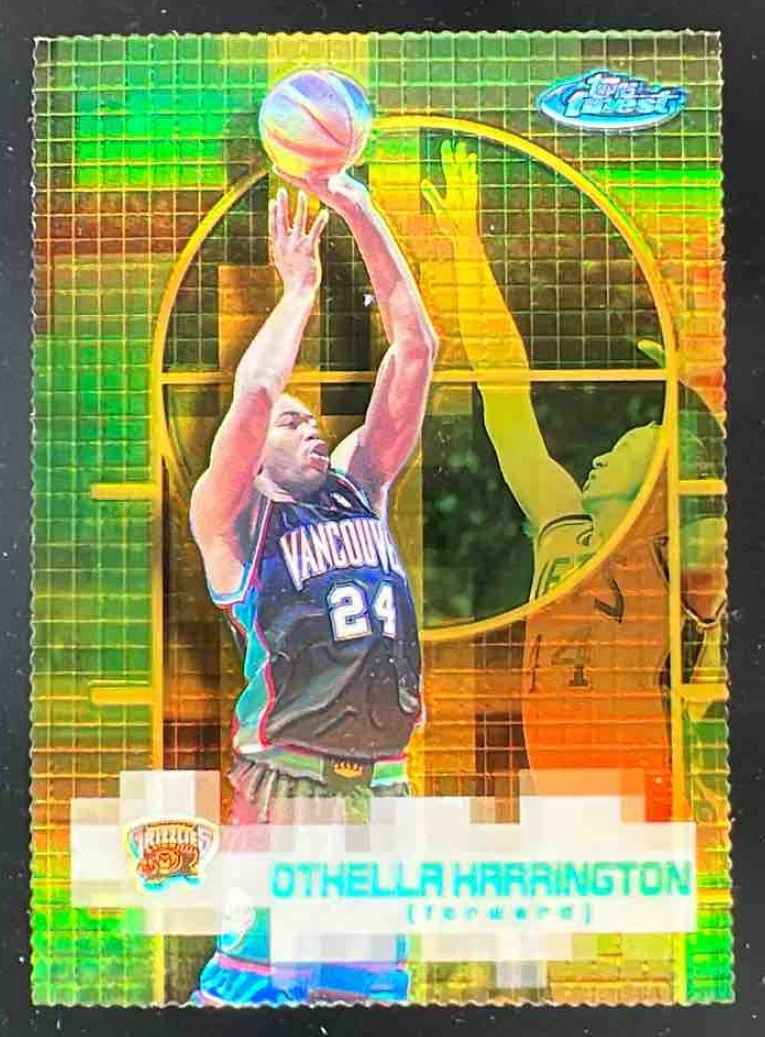 2000-01 Topps Finest Gold Refractors #75 Othella Harrington /100