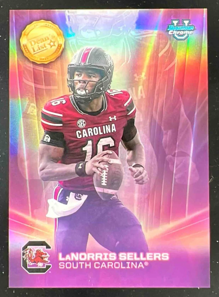 2025 Bowman Chrome University Dean's List #DL-8 LaNorris Sellers