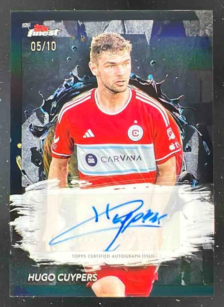 2024 Topps Finest MLS Autographs Black Refractor #BA-HC Hugo Cuypers Auto /10