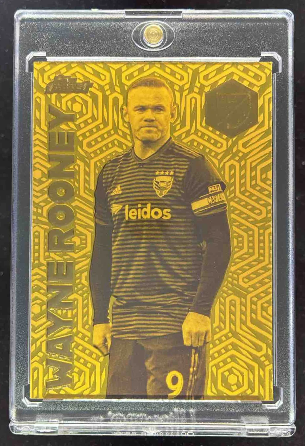 2024 Topps Finest MLS Finest Idols Gold #FI-4 Wayne Rooney