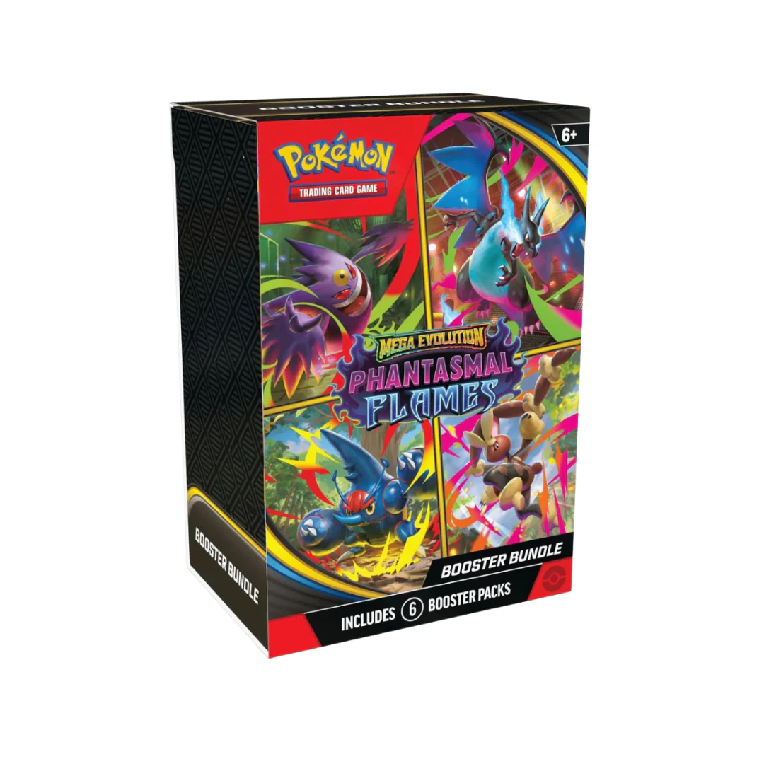 Pokemon Mega Evolution Phantasmal Flames Booster Bundle Box
