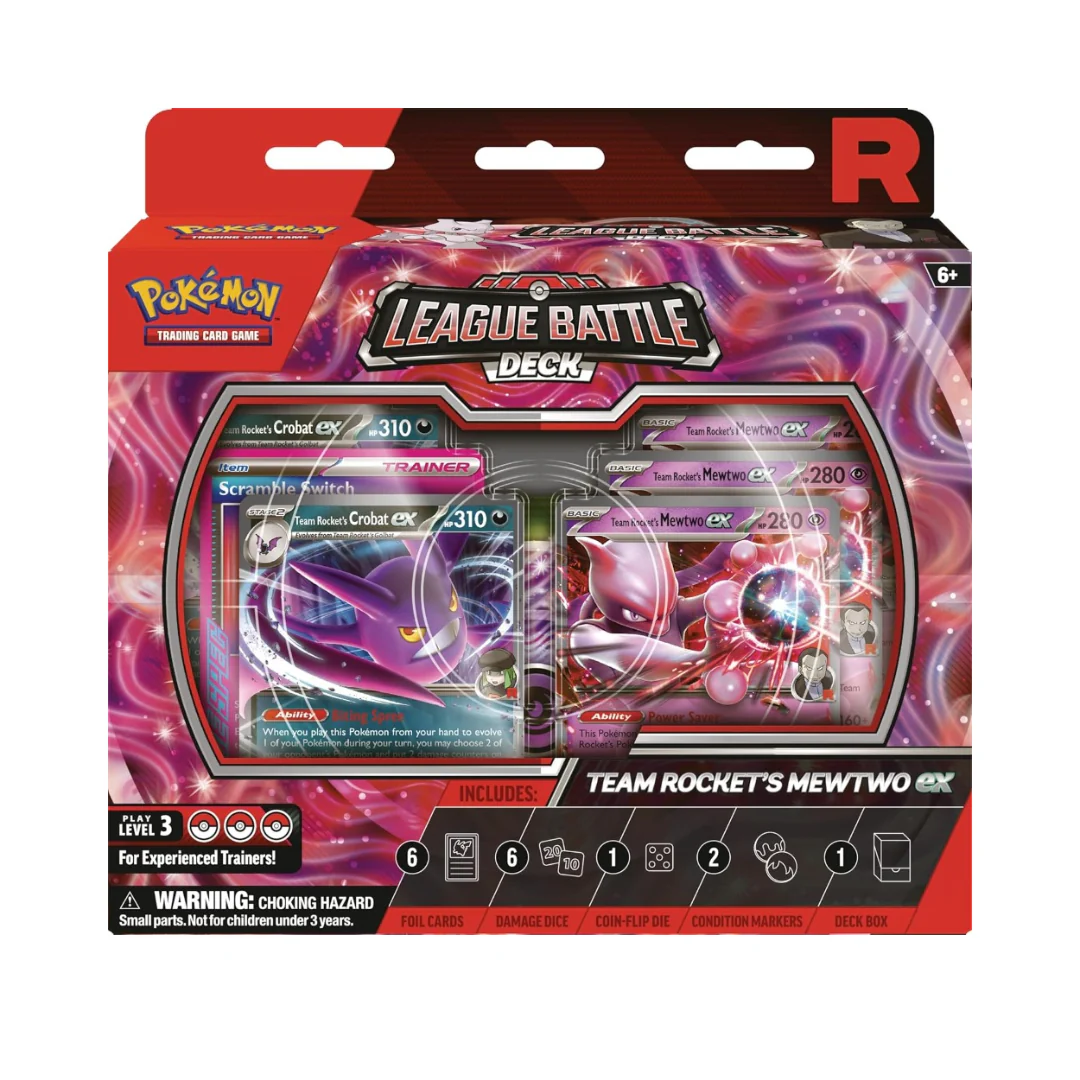Pokemon Team Rocket's Mewtwo EX League Battle Deck Box