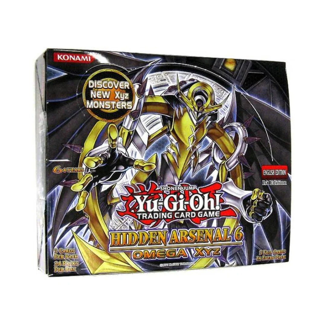 Yu-Gi-Oh Hidden Arsenal 6 Omega XYZ 1st Edition Booster Box 24 Pack